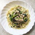 RoomA's cooksnap of when they made 簡単♪ツナとほうれん草のクリームパスタ.
