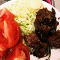 ♥ミルクティ♥'s cooksnap of when they made 豚バラ生姜焼き.