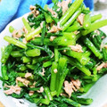 yumioo～☆'s cooksnap of when they made 春菊とツナ缶の和え物.