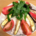 aurinko＊'s cooksnap of when they made 茄子とトマトの冷やし素麺.