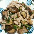nana✩love's cooksnap of when they made 簡単♪ナスと豚肉のポン酢炒め.