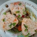ジョリポン's cooksnap of when they made 大葉としゃけの♪簡単♪おにぎり.
