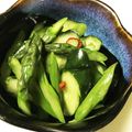 mamychoco's cooksnap of when they made うまい！アスパラ浅漬け.