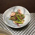 Myself7's cooksnap of when they made いかとにんにくの芽のシンプル炒め♪.