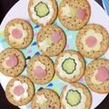 らはさん's cooksnap of when they made ✿クリスマス＊カラフルカナッペ✿.