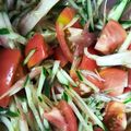 クックE3E8YJ☆'s cooksnap of when they made みょうがトマトきゅうりの甘酢サラダ.