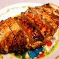 ねこにゃん料理修行中's cooksnap of when they made 鶏もも肉の酒粕味噌漬けソテー.