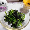 リン・ミンメイ's cooksnap of when they made 青菜ののり和え.
