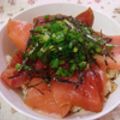 くっくのん's cooksnap of when they made まぐろの浸け丼♪.