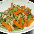 yokokiku's cooksnap of when they made 母の味♪人参とインゲンの肉巻き.