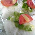 oゅうひo's cooksnap of when they made とろ～りピザ風おにぎり.