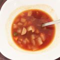 クックR6FE6S☆'s cooksnap of when they made トマトジュースでミネストローネ.