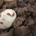 reirene's cooksnap of when they made 牛すじと蒟蒻の甘辛煮込み.