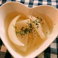 Pakako☆'s cooksnap of when they made あっさりポカポカ！大根と玉ねぎの煮物.