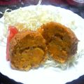 sho_nagomi's cooksnap of when they made カボチャとサツマイモのコロッケ.