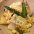 みーくー☆'s cooksnap of when they made アスパラとじゃがいもの卵炒め.
