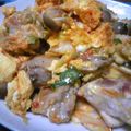 J・0505's cooksnap of when they made 鶏キムチ卵とじ.
