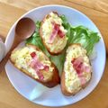 瞳月ちゃん's cooksnap of when they made 朝の♪スタッフドポテトブレット.