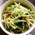 J_son's cooksnap of when they made あと一品に♪水菜とカニカマのマヨ浸し.