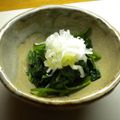大魔女's cooksnap of when they made ジュジュジュ～ネギ焼きほうれん草.