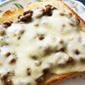 ミアーニ's cooksnap of when they made ご飯がないけど、納豆食べたい！トースト.