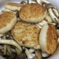 amileamila's cooksnap of when they made 長芋のステーキ　きのこ添え.
