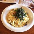 タイタニック好き's cooksnap of when they made 梅肉ときのこの蒸しパスタ.