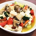 Superlittleboo's cooksnap of when they made エビ×マッシュルーム×夏野菜のアヒージョ.