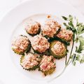 ナピト's cooksnap of when they made ゴーヤチーズバーグ！ポケモンボール.