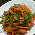 空豆あられ's cooksnap of when they made おいしかった学食のナポリタン.