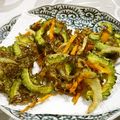 Haru Haru's cooksnap of when they made 夏野菜で もずくの天ぷら.