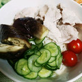 気分屋かぁちゃん's cooksnap of when they made 暑い日に♪揚げないナスと冷しゃぶそうめん.