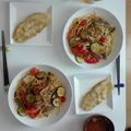 しろくまぬ's cooksnap of when they made いわしと夏野菜のさっぱりスパゲッティ.