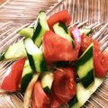 ようぷりん's cooksnap of when they made 調味料１つ。キュウリ・茗荷・トマトの漬物.