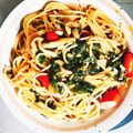 mii♡88's cooksnap of when they made ✲シンプル♡ワンポットパスタ✲.