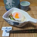 ダイナマイト漆黒's cooksnap of when they made 簡単☆長いも枝豆の温玉おかず.