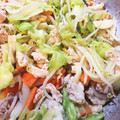 ねこねこさーん's cooksnap of when they made ごはんがススム☆野菜炒め.