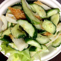 港UV's cooksnap of when they made ちくわとキュウリのごま油和え.