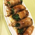 nanairo20's cooksnap of when they made 簡単☆好きな野菜で肉巻き！.
