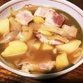 ♡meimei♡'s cooksnap of when they made 和風♡厚切りベーコンとじゃがいもの甘辛煮.