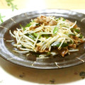 ももいろさくら's cooksnap of when they made 【屋台風】ニラと豚もやしのオイソ炒め.