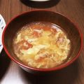 優chan57's cooksnap of when they made 簡単！トマトと卵のシンプルスープ.
