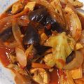 kaname1217's cooksnap of when they made 鶏肉とナスのトマト煮込み.