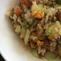 ゆか５６'s cooksnap of when they made 簡単な油不使用ガーリック肉キャベツ炒飯.
