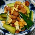 MMまどか's cooksnap of when they made 夏☆きゅうり・玉子・挽き肉のピリ辛中華.