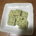 紅い糸's cooksnap of when they made 卵不使用カテキン丸ごと緑茶型抜きクッキー.