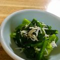 広野のタイタン's cooksnap of when they made 小松菜とシラスのごま油和え.