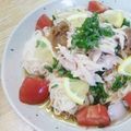 2525招き猫's cooksnap of when they made 暑い日は…超簡単 叩き梅と青じその素麺♡.