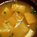 ☆mamingo☆'s cooksnap of when they made 厚揚げとえのきの味噌汁.