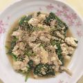 ゆーこリン♡'s cooksnap of when they made ほうれん草と豆腐の胡麻炒め.